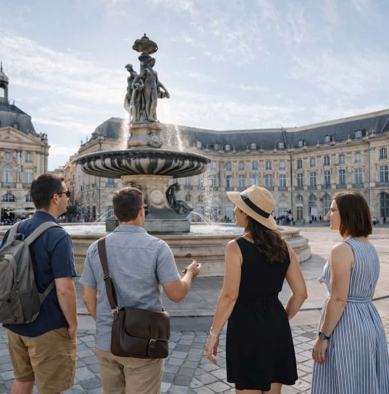 Bordeaux Historical Walking Tour + 1 Glass of Wine
