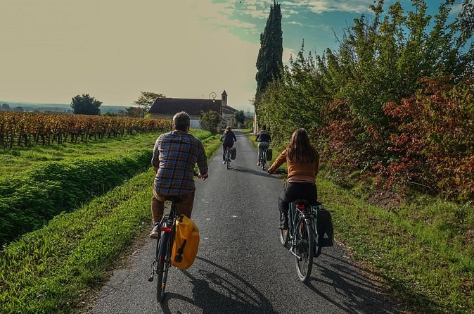 Saint Emilion Wine Tour by E-Bike- Bordeaux Pick up and drop off